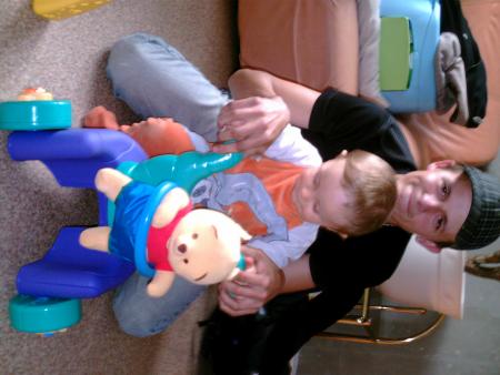 kyky et son parrain!!!